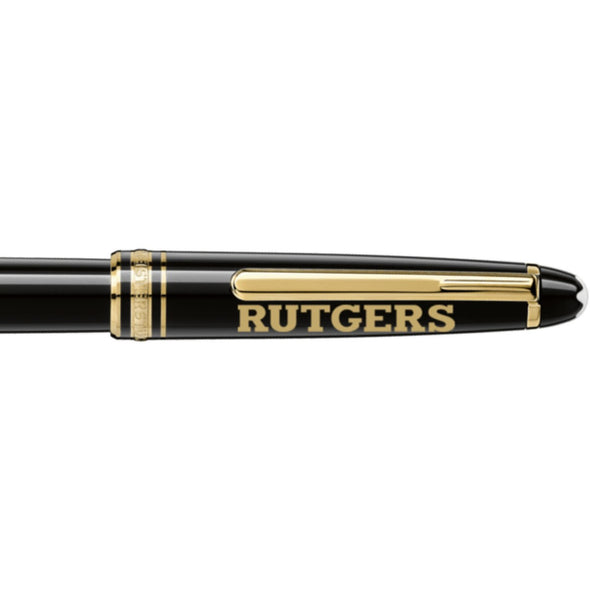 Rutgers Montblanc Meisterstück Classique Rollerball Pen in Gold Shot #2