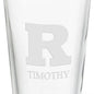 Rutgers University 16 oz Pint Glass Shot #3