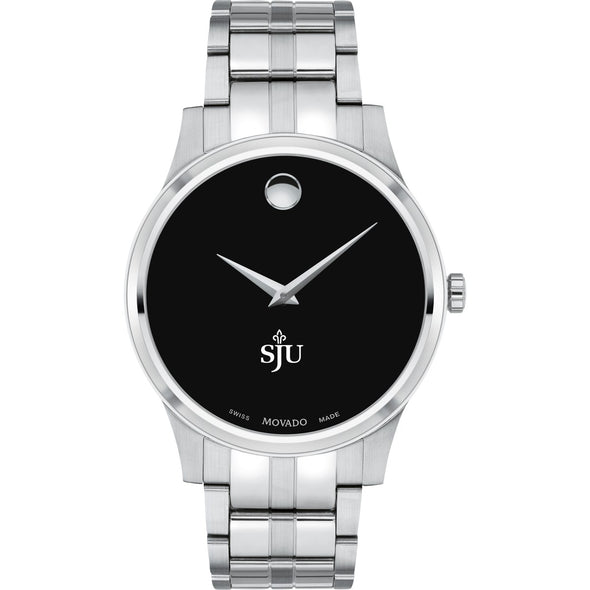 Saint Joseph&#39;s Men&#39;s Movado Collection Stainless Steel Watch with Black Dial Shot #2