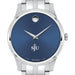 Saint Joseph's Men's Movado Collection Stainless Steel Watch with Blue Dial