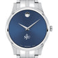 Saint Joseph's Men's Movado Collection Stainless Steel Watch with Blue Dial Shot #1