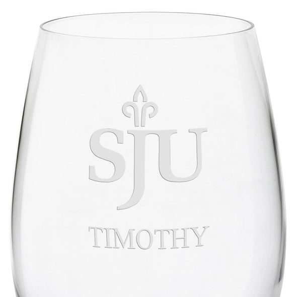 Saint Joseph&#39;s Red Wine Glasses Shot #3