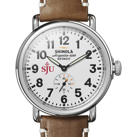 Saint Joseph&#39;s Shinola Watch, The Runwell 41 mm White Dial Shot #1