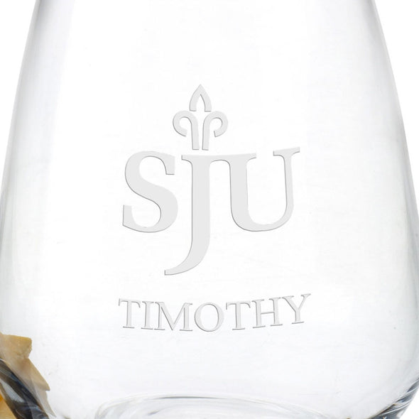 Saint Joseph&#39;s Stemless Wine Glasses Shot #3