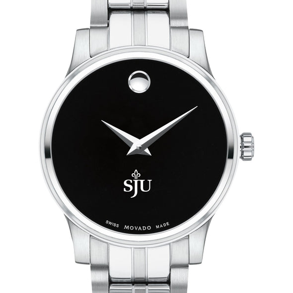 Saint Joseph&#39;s Women&#39;s Movado Stainless Steel Watch with Black Dial Shot #1