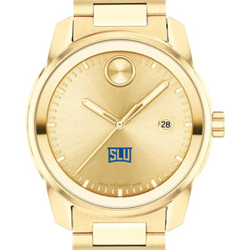 Saint Louis University Men&#39;s Movado BOLD Gold with Date Window Shot #1