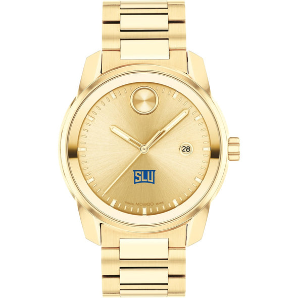 Saint Louis University Men&#39;s Movado BOLD Gold with Date Window Shot #2