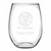 SC Johnson College Stemless Wine Glasses Made in the USA