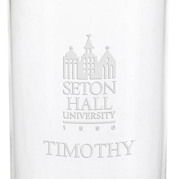 Seton Hall Iced Beverage Glass Shot #3