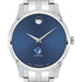 Seton Hall Men's Movado Collection Stainless Steel Watch with Blue Dial