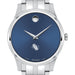 SFASU Men's Movado Collection Stainless Steel Watch with Blue Dial