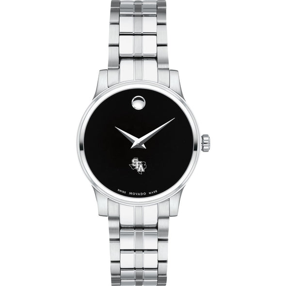 SFASU Women&#39;s Movado Stainless Steel Watch with Black Dial Shot #2