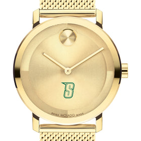 Siena College Men&#39;s Movado BOLD Gold with Mesh Bracelet Shot #1