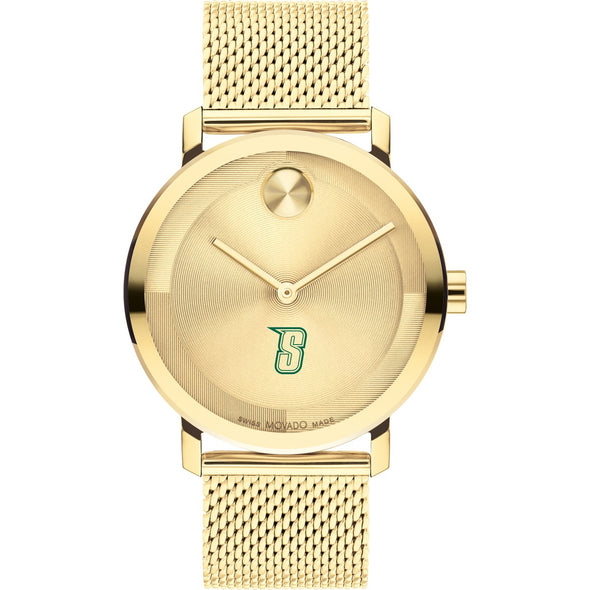 Siena College Men&#39;s Movado BOLD Gold with Mesh Bracelet Shot #2