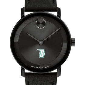 Siena College Men's Movado BOLD with Black Leather Strap Shot #1