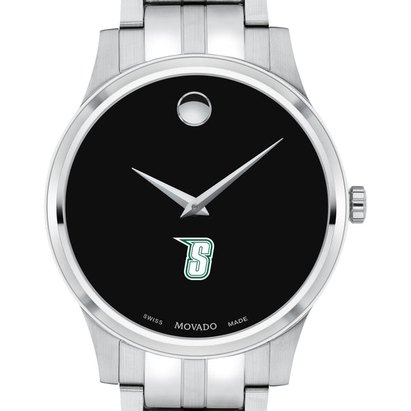 Siena Men&#39;s Movado Collection Stainless Steel Watch with Black Dial Shot #1