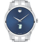 Siena Men's Movado Collection Stainless Steel Watch with Blue Dial Shot #1