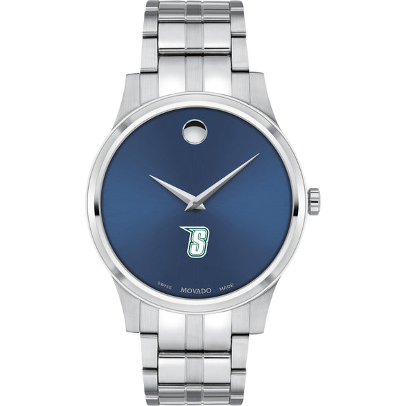 Siena Men&#39;s Movado Collection Stainless Steel Watch with Blue Dial Shot #2