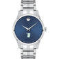 Siena Men's Movado Collection Stainless Steel Watch with Blue Dial Shot #2