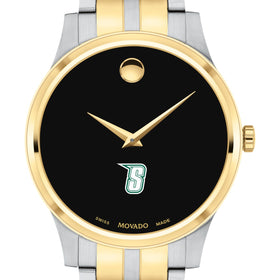 Siena Men&#39;s Movado Collection Two-Tone Watch with Black Dial Shot #1