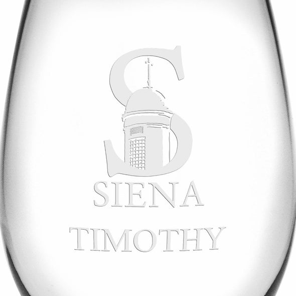 Siena Stemless Wine Glasses Made in the USA Shot #3