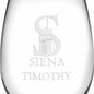 Siena Stemless Wine Glasses Made in the USA Shot #3