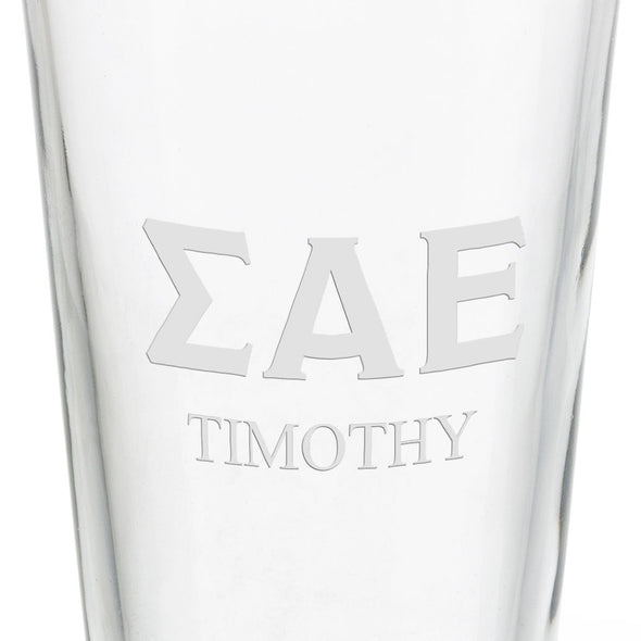 Sigma Alpha Epsilon 16 oz Pint Glass - Set of 2 Shot #3