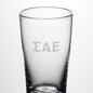 Sigma Alpha Epsilon Ascutney Pint Glass by Simon Pearce Shot #2