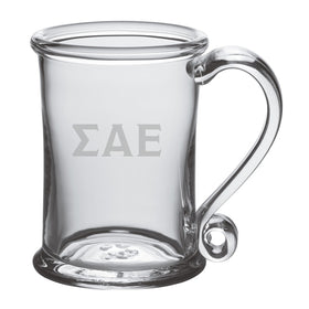 Sigma Alpha Epsilon Glass Tankard by Simon Pearce Shot #1