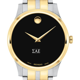 Sigma Alpha Epsilon Men&#39;s Movado Collection Two-Tone Watch with Black Dial Shot #1