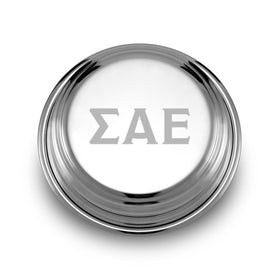 Sigma Alpha Epsilon Pewter Paperweight Shot #1