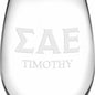 Sigma Alpha Epsilon Stemless Wine Glasses Made in the USA - Set of 2 Shot #3