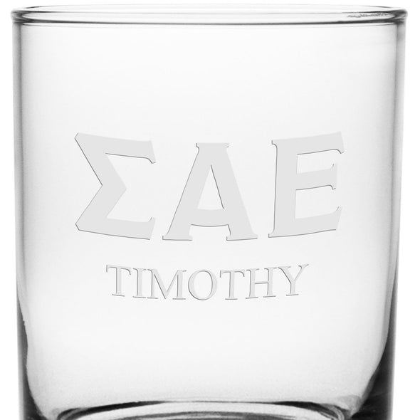 Sigma Alpha Epsilon Tumbler Glasses - Set of 2 Made in USA Shot #3