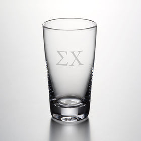 Sigma Chi Ascutney Pint Glass by Simon Pearce Shot #1