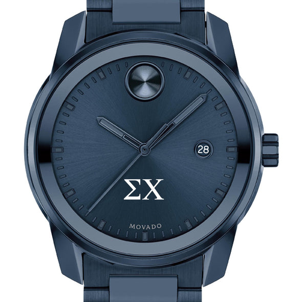 Sigma Chi Men&#39;s Movado BOLD Blue Ion with Date Window Shot #1