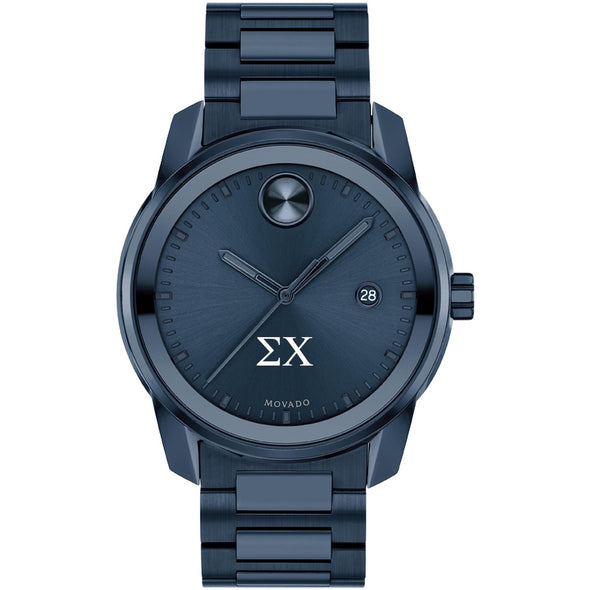 Sigma Chi Men's Movado BOLD Blue Ion with Date Window Shot #2