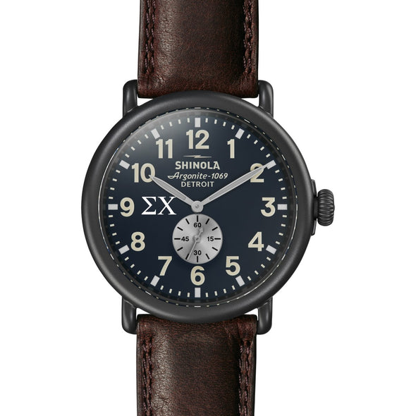 Sigma Chi Shinola Watch, The Runwell 47 mm Midnight Blue Dial Shot #2