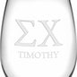 Sigma Chi Stemless Wine Glasses Made in the USA - Set of 2 Shot #3