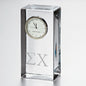 Sigma Chi Tall Glass Desk Clock by Simon Pearce Shot #1