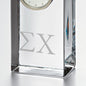 Sigma Chi Tall Glass Desk Clock by Simon Pearce Shot #2