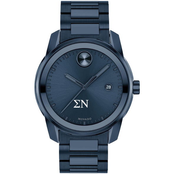 Sigma Nu Men&#39;s Movado BOLD Blue Ion with Date Window Shot #2