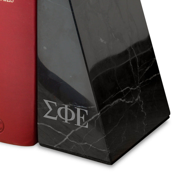 Sigma Phi Epsilon Marble Bookends by M.LaHart Shot #2