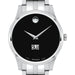 SLU Men's Movado Collection Stainless Steel Watch with Black Dial