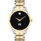 SLU Men's Movado Collection Two-Tone Watch with Black Dial Shot #2