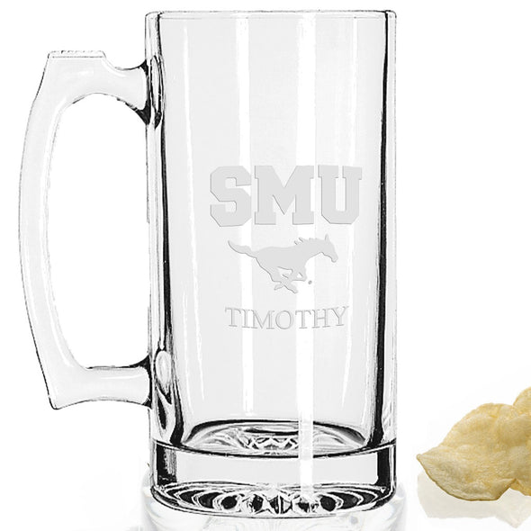 SMU 25 oz Beer Mug Shot #2