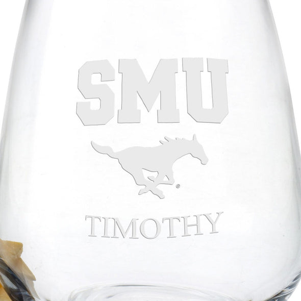 SMU Stemless Wine Glasses Shot #3