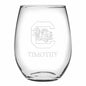 South Carolina Stemless Wine Glasses Made in the USA Shot #1