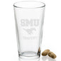 Southern Methodist University 16 oz Pint Glass Shot #2