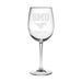 Southern Methodist University Red Wine Glasses - Made in the USA