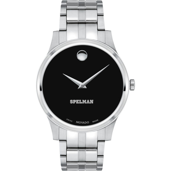 Spelman Men&#39;s Movado Collection Stainless Steel Watch with Black Dial Shot #2